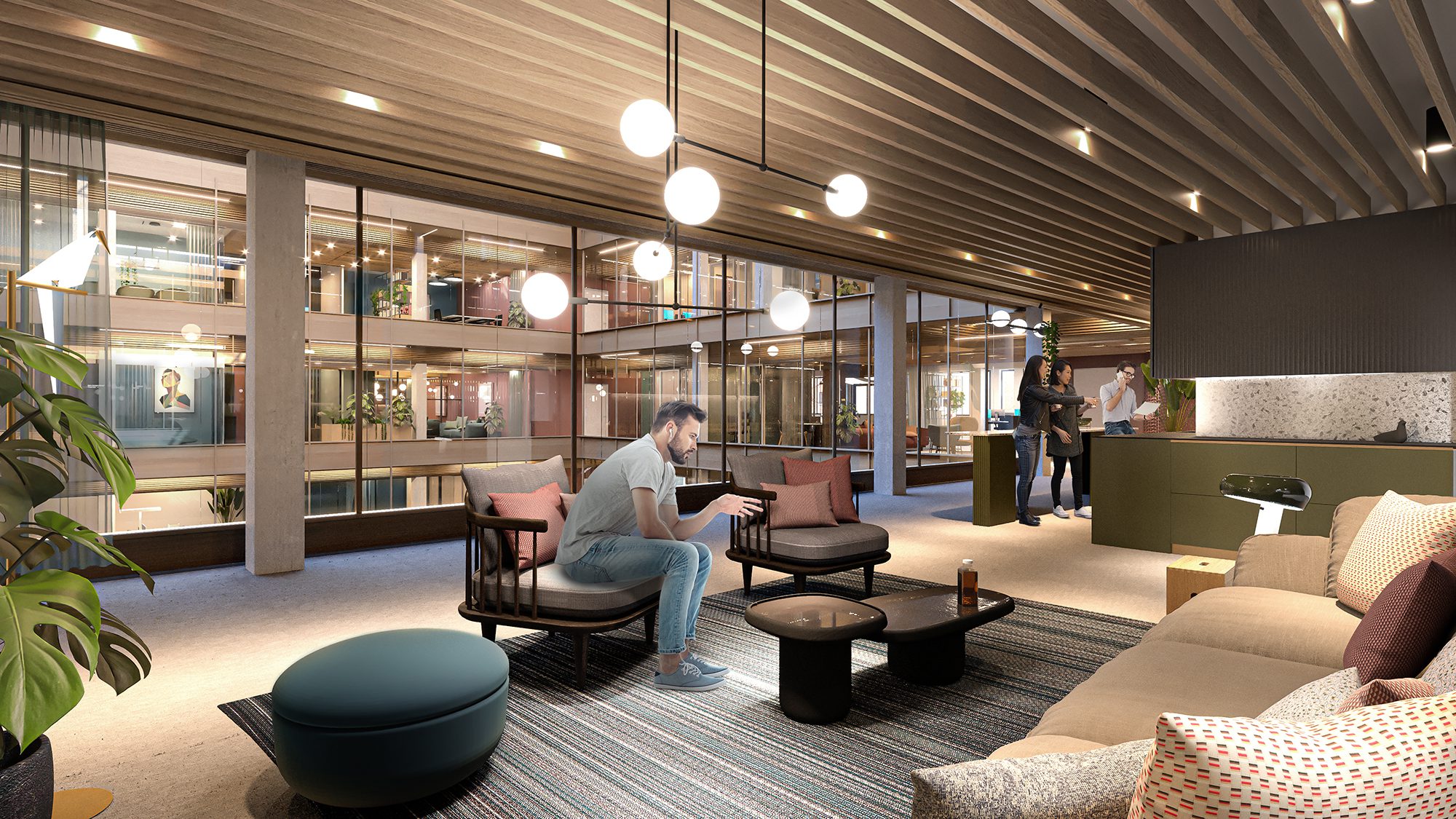 Første kontorlokale med innebygget smittevern i privat sektor?