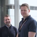 Lars Øverby fra Metier og Torgeir Slotte, leder Tjenesteutvikling, FNT utvikling i Avinor.